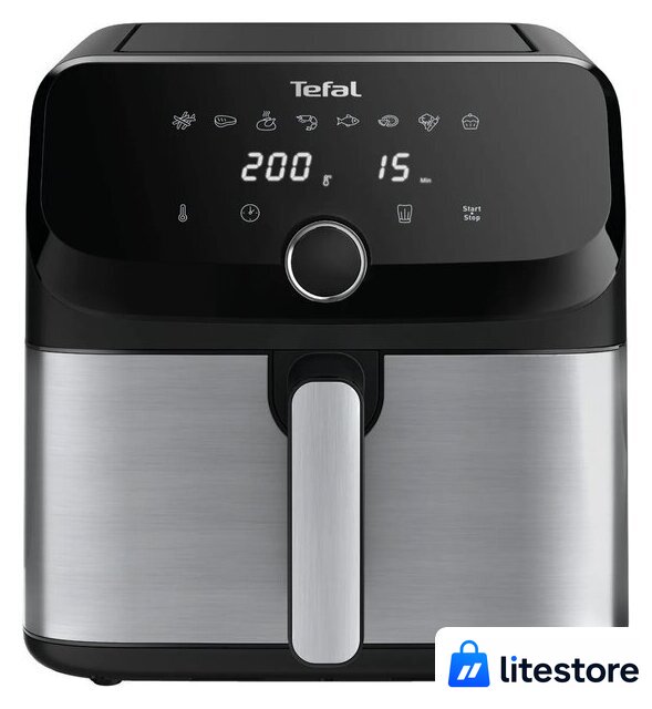 Аэрогриль (аэрофритюрница) Tefal Easy Fry Mega EY855D10 - Изображение №1 — Лайт Стор