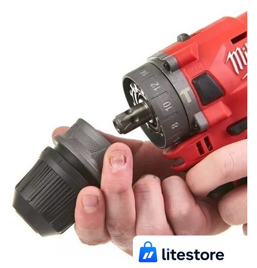 Ударная дрель-шуруповерт Milwaukee M12 FPDX-202X 4933464136 (с 2-мя АКБ, кейс) - Изображение №3 — Лайт Стор