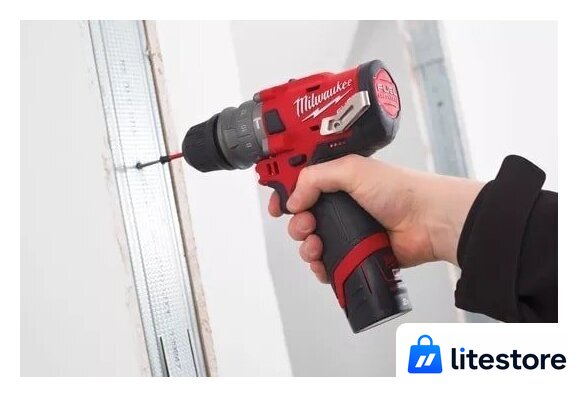 Ударная дрель-шуруповерт Milwaukee M12 FPDX-202X 4933464136 (с 2-мя АКБ, кейс) - Изображение №5 — Лайт Стор