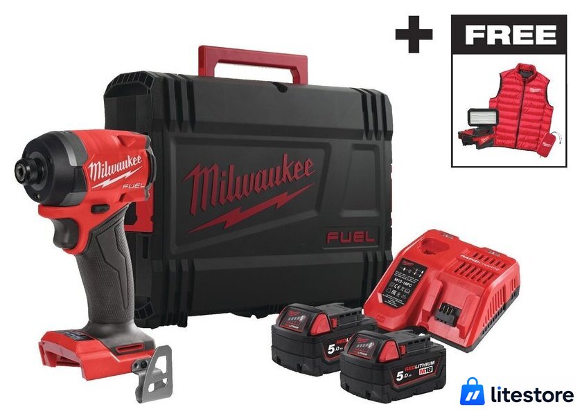 Винтоверт Milwaukee M18 FID3MC-502X 4933499450 (с 2-мя АКБ, кейс) - Изображение №1 — Лайт Стор
