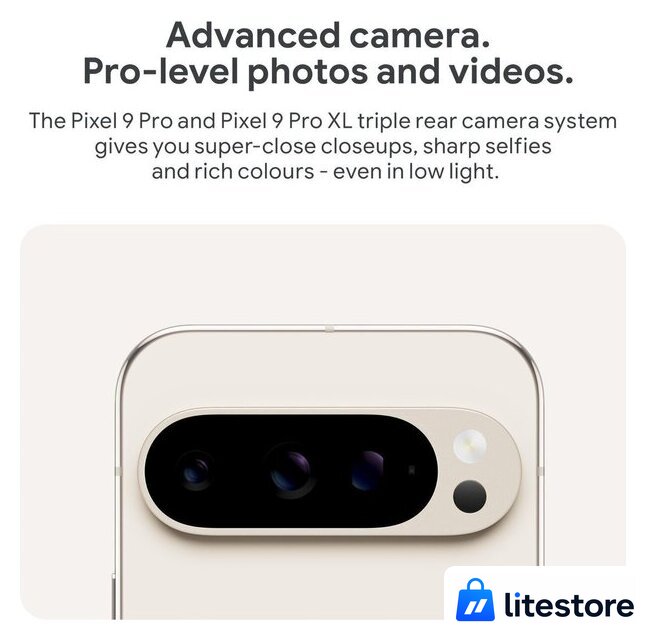 Телефон Google Pixel 9 Pro 16GB/256GB (фарфор) - Изображение №6 — Лайт Стор
