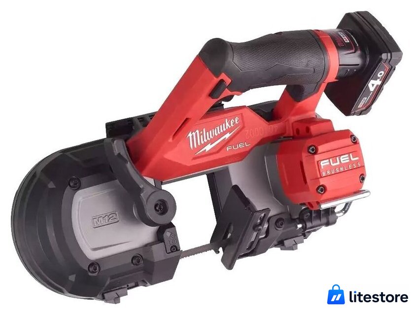 Ленточная пила Milwaukee Fuel M12 FBS64-402C 4933478441 (с 2-мя АКБ, кейс) - Изображение №1 — Лайт Стор
