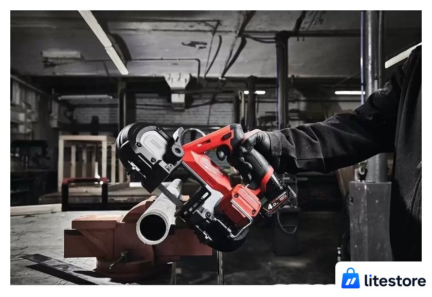 Ленточная пила Milwaukee Fuel M12 FBS64-402C 4933478441 (с 2-мя АКБ, кейс) - Изображение №5 — Лайт Стор