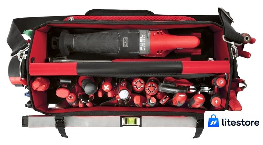 Сумка для инструментов Milwaukee Packout 50 см 4932464086 - Изображение №4 — Лайт Стор