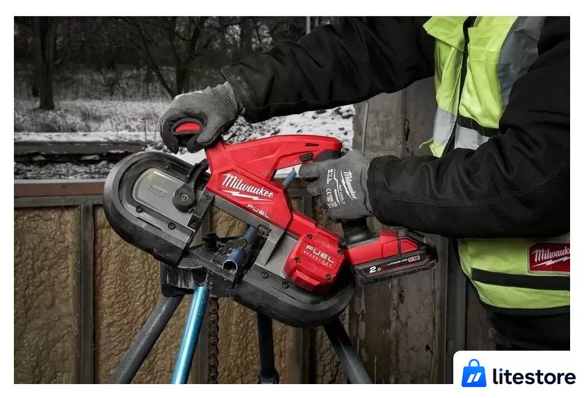 Ленточная пила Milwaukee Fuel M18 FBS85-202C 4933471497 (с 2-мя АКБ, кейс) - Изображение №8 — Лайт Стор