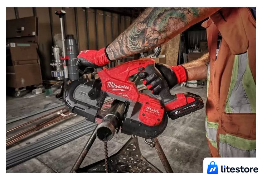 Ленточная пила Milwaukee Fuel M18 FBS85-202C 4933471497 (с 2-мя АКБ, кейс) - Изображение №2 — Лайт Стор