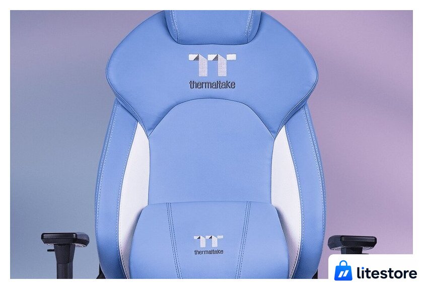 Игровое (геймерское) кресло Thermaltake V Comfort (синий/белый) - Изображение №13 — Лайт Стор