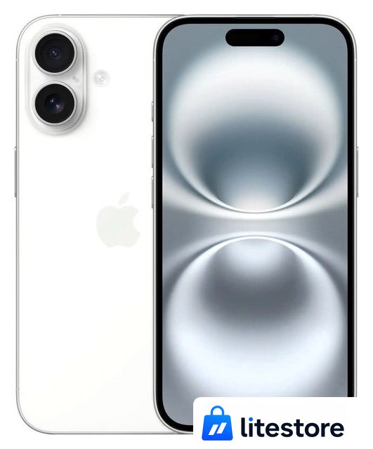 Телефон Apple iPhone 16 128GB (белый) - Изображение №1 — Лайт Стор