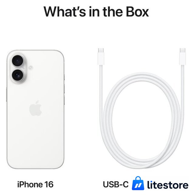 Телефон Apple iPhone 16 128GB (белый) - Изображение №7 — Лайт Стор