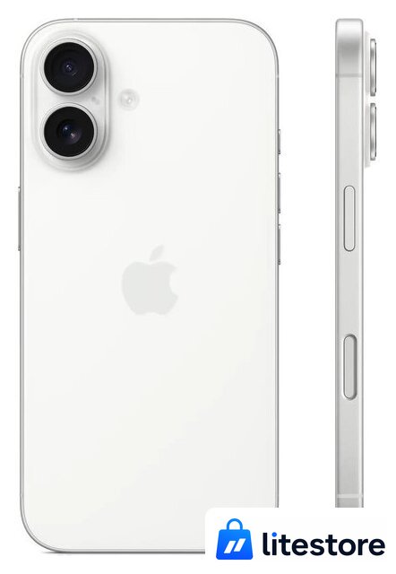 Телефон Apple iPhone 16 128GB (белый) - Изображение №2 — Лайт Стор