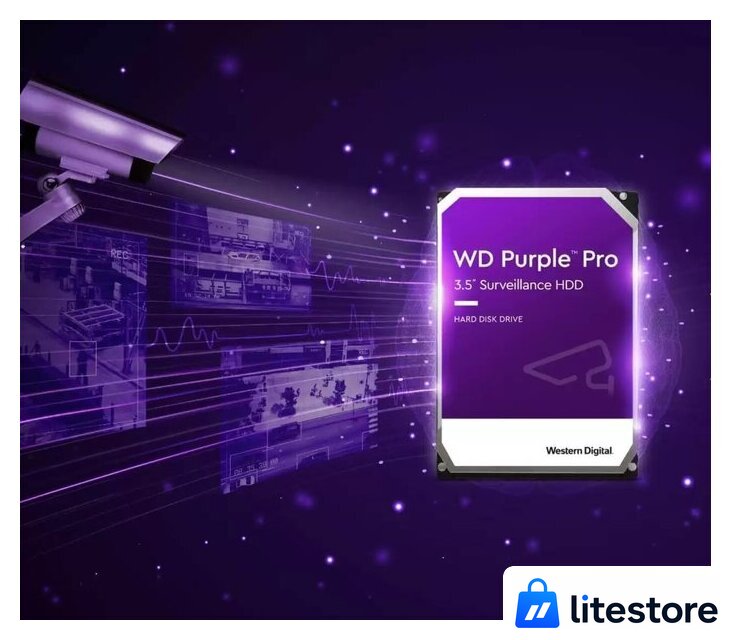 Жесткий диск WD Purple Pro 14TB WD141PURP - Изображение №3 — Лайт Стор