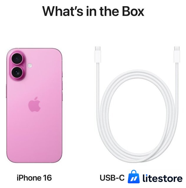 Телефон Apple iPhone 16 128GB (розовый) - Изображение №7 — Лайт Стор