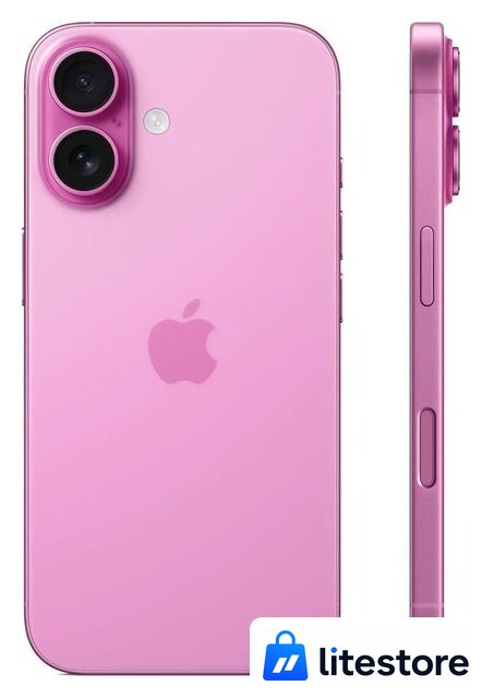 Телефон Apple iPhone 16 128GB (розовый) - Изображение №2 — Лайт Стор