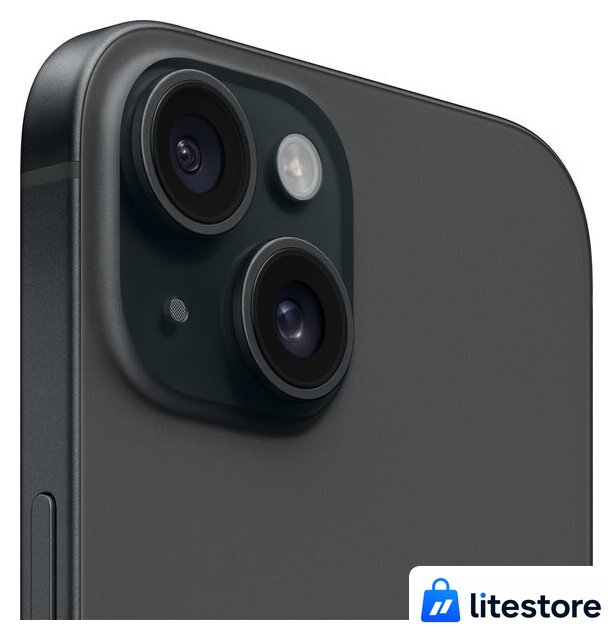 Телефон Apple iPhone 15 Dual SIM 128GB (черный) - Изображение №3 — Лайт Стор