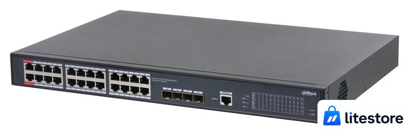 Управляемый коммутатор уровня 2+ Dahua DH-S5428-24GT4XF-360 - Изображение №3 — Лайт Стор
