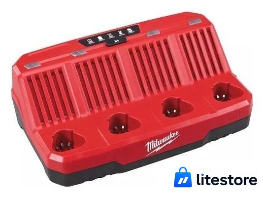 Зарядное устройство Milwaukee M12 C4 4932430554 (12В) - Изображение №1 — Лайт Стор