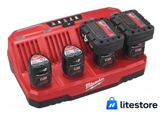 Зарядное устройство Milwaukee M12 C4 4932430554 (12В) - Изображение №3 — Лайт Стор