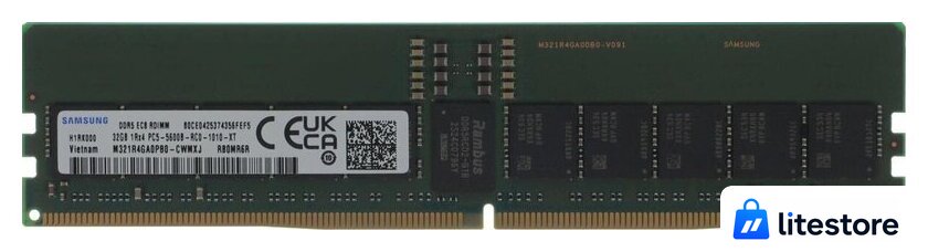 Оперативная память Samsung 32ГБ DDR5 5600 МГц M321R4GA0PB0-CWM - Изображение №1 — Лайт Стор