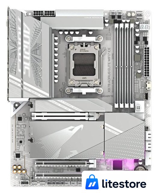 Материнская плата Gigabyte X870 Aorus Elite WiFi7 Ice - Изображение №1 — Лайт Стор