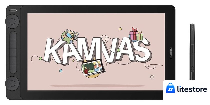Графический монитор Huion Kamvas 13 Gen 3 (черный) - Изображение №2 — Лайт Стор