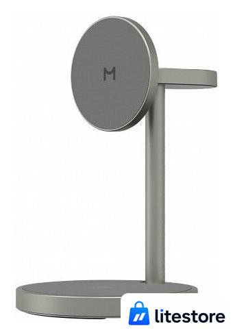 Беспроводное зарядное Magssory Base Pro Wireless Qi2 WCH012t (титановый) - Изображение №5 — Лайт Стор