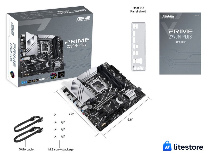 Материнская плата ASUS Prime Z790M-PLUS 90MB1E70-M1EAY0 - Изображение №8 — Лайт Стор