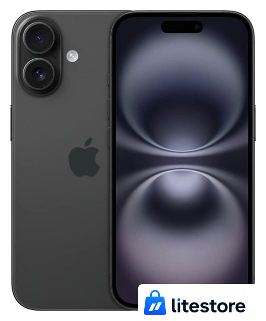 Телефон Apple iPhone 16 128GB (черный) - Изображение №1 — Лайт Стор