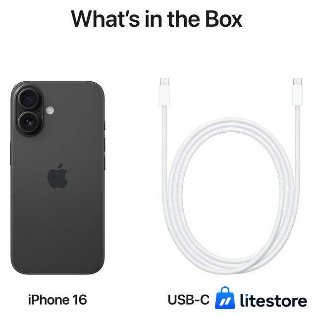 Телефон Apple iPhone 16 128GB (черный) - Изображение №7 — Лайт Стор