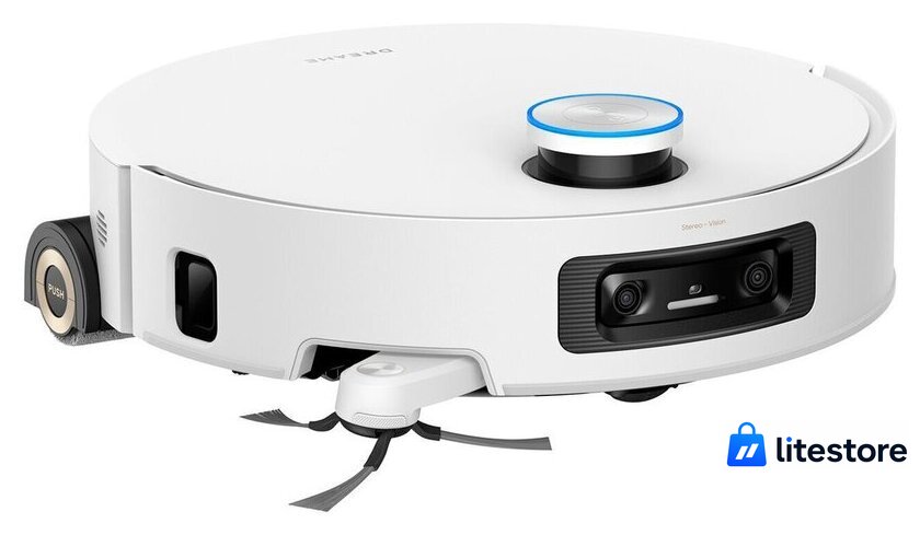 Робот-пылесос Dreame Robot Vacuum Aqua10 Ultra Roller Complete White RLH71DE-1 (евровилка, белый) - Изображение №4 — Лайт Стор
