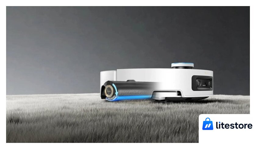 Робот-пылесос Dreame Robot Vacuum Aqua10 Ultra Roller Complete White RLH71DE-1 (евровилка, белый) - Изображение №10 — Лайт Стор