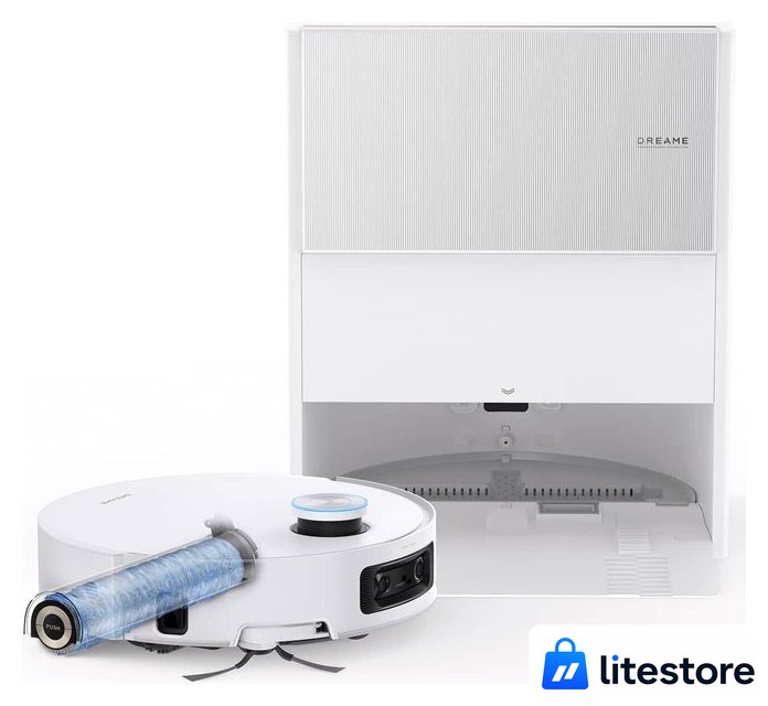 Робот-пылесос Dreame Robot Vacuum Aqua10 Ultra Roller Complete White RLH71DE-1 (евровилка, белый) - Изображение №1 — Лайт Стор