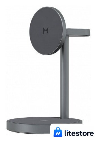 Беспроводное зарядное Magssory Base Pro Wireless Qi2 WCH012m (темно-серый) - Изображение №6 — Лайт Стор