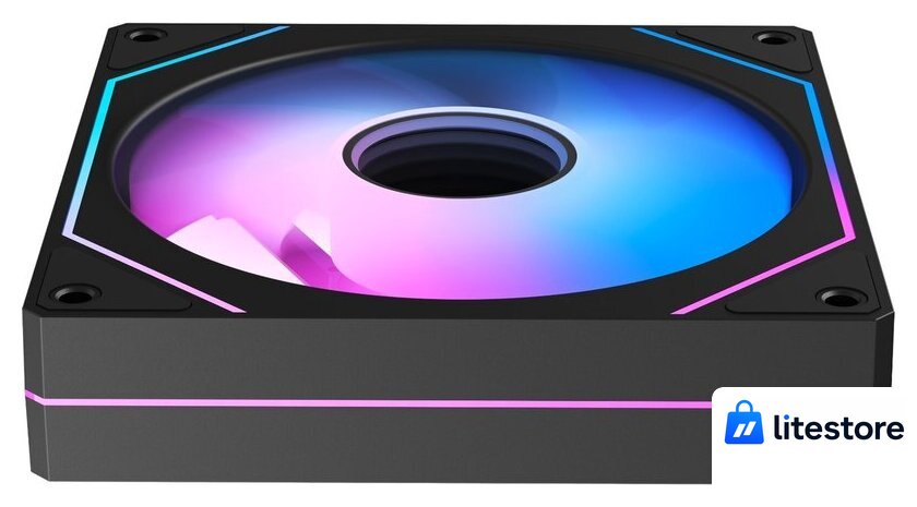 Вентилятор для корпуса Ocypus Gamma F12 BK ARGB Reverse Blade - Изображение №5 — Лайт Стор