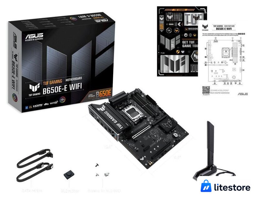 Материнская плата ASUS TUF Gaming B650E-E WiFi - Изображение №8 — Лайт Стор