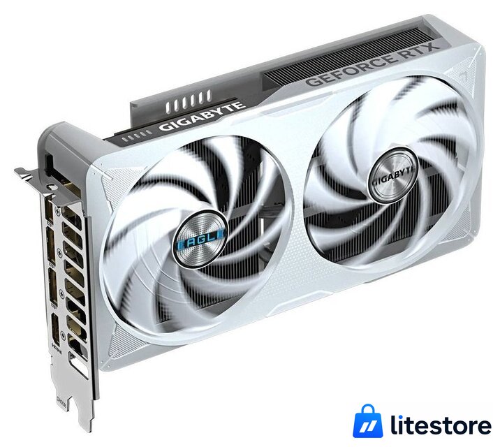 Видеокарта Gigabyte GeForce RTX 5060 Ti Eagle OC Ice 8G GV-N506TEAGLEOC ICE-8GD - Изображение №1 — Лайт Стор