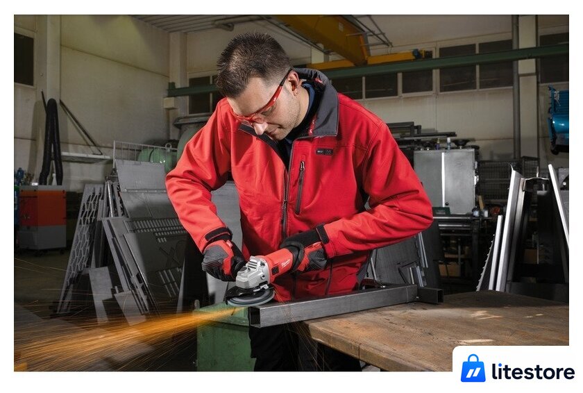Угловая шлифмашина Milwaukee AG 800-125 EK - Изображение №5 — Лайт Стор