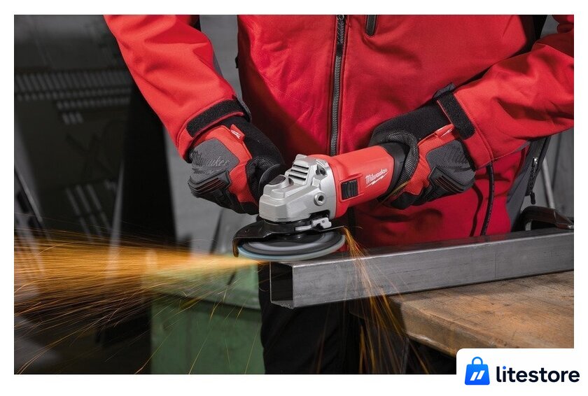 Угловая шлифмашина Milwaukee AG 800-125 EK - Изображение №6 — Лайт Стор