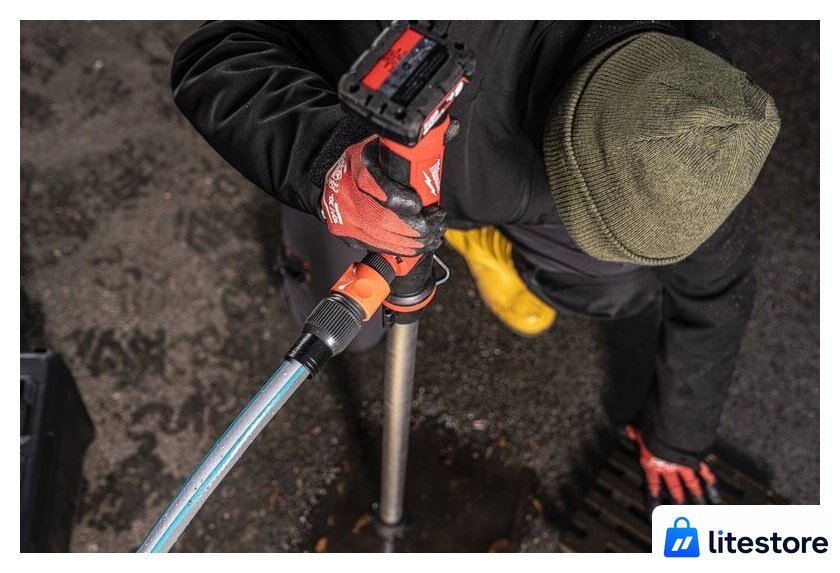 Дренажный насос Milwaukee M12 BSWP-601 4933479640 (с 1-им АКБ) - Изображение №7 — Лайт Стор