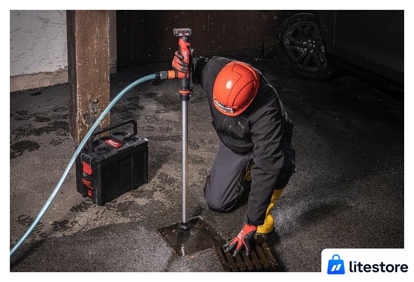 Дренажный насос Milwaukee M12 BSWP-601 4933479640 (с 1-им АКБ) - Изображение №8 — Лайт Стор