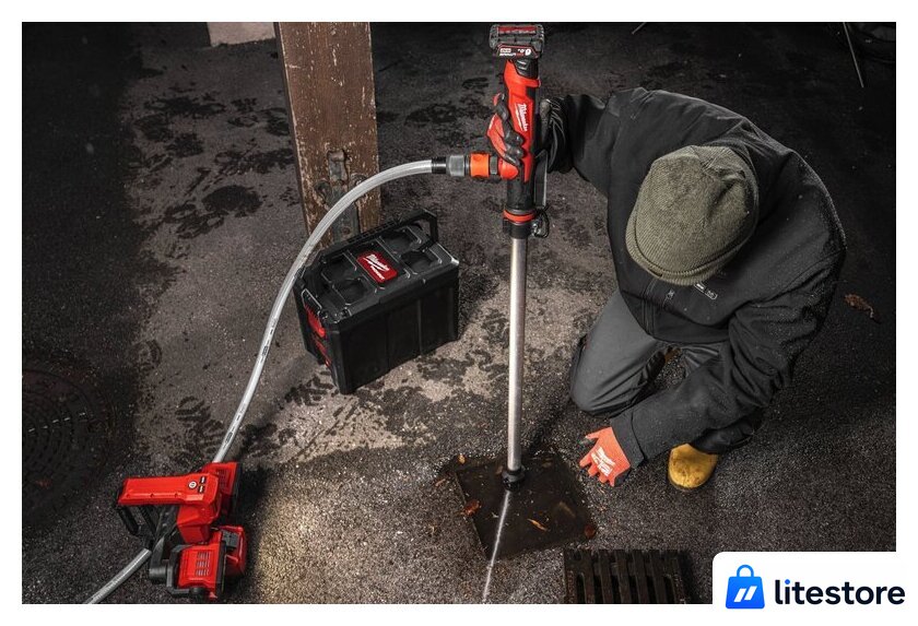 Дренажный насос Milwaukee M12 BSWP-601 4933479640 (с 1-им АКБ) - Изображение №6 — Лайт Стор