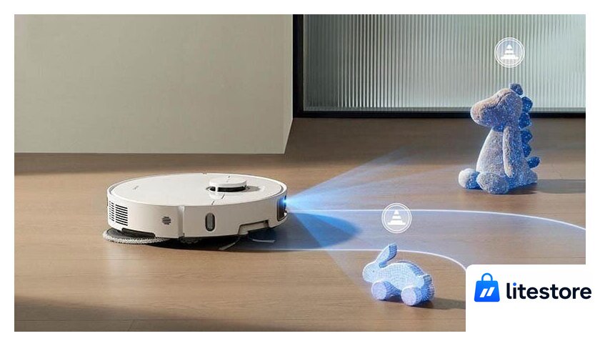 Робот-пылесос Dreame Robot Vacuum L50 Ultra CE RLL53SE (евровилка, белый) - Изображение №11 — Лайт Стор