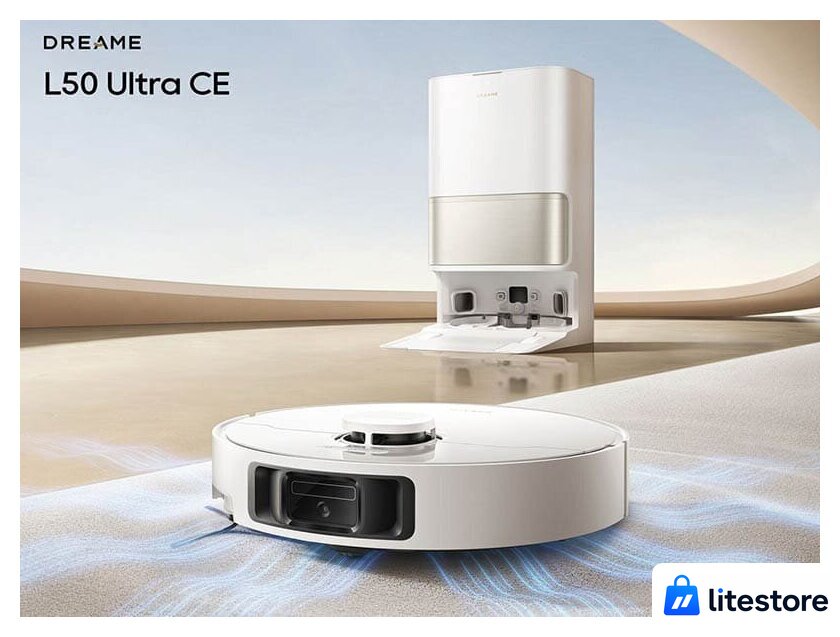 Робот-пылесос Dreame Robot Vacuum L50 Ultra CE RLL53SE (евровилка, белый) - Изображение №9 — Лайт Стор