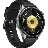 Умные часы Huawei Watch GT 6 46 мм (черный, с черным силиконовым ремешком, международная версия) - Превью изображения №3 — Лайт Стор