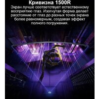 Игровой монитор Xiaomi Redmi Surface Display G34WQ 2026 C34WQDA-RG (китайская версия) - Превью изображения №2 — Лайт Стор