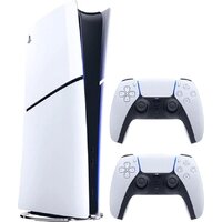 Sony PlayStation 5 Slim Digital Edition CFI-21XX (2 ревизия, без дисковода, 2 геймпада)