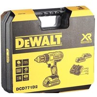 Дрель-шуруповерт DeWalt DCD771D2 (с 2-мя АКБ 2 Ah) - Превью изображения №3 — Лайт Стор