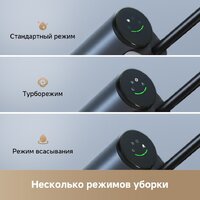 Вертикальный моющий пылесос Dreame G10 Wet and Dry Vacuum HHR12A (евровилка, черный) - Превью изображения №6 — Лайт Стор