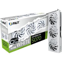 Видеокарта Palit GeForce RTX 5070 White OC NE75070U19K9-GB2050W - Превью изображения №10 — Лайт Стор