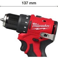 Дрель-шуруповерт Milwaukee M12 BLDDRC-0 4933499683 (без АКБ) - Превью изображения №2 — Лайт Стор