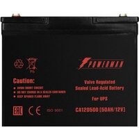 Аккумулятор для ИБП Powerman CA12500/UPS (12В/50 А·ч) - Превью изображения №2 — Лайт Стор